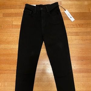 Joe’s Jeans -The Raine -High Rise Slim Straight Black Size 25